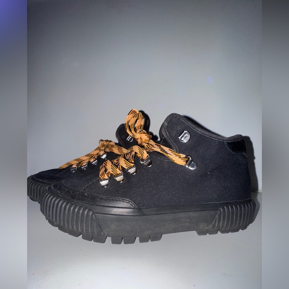 RAG AND BONES ARMY HIKER LOW TOP SNEAKERS BLACK SIZE US 7 WOMENS - Picture 7 of 11